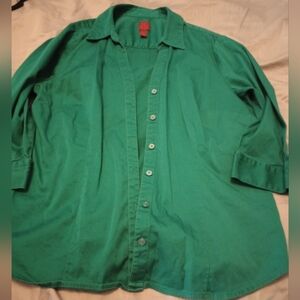 212 Collection Emerald Green Shirt